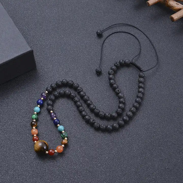 Handmade Lava & Minerals Necklace Handmade Lava & Minerals Necklace